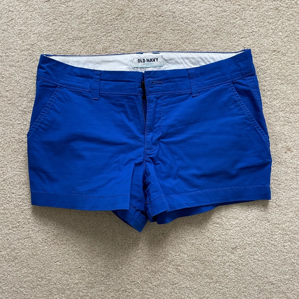 Blue Chino Shorts